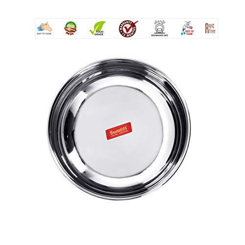 Sumeet Stainless Steel Induction Bottom (Encapsulated Bottom) Induction & Gas Stove Friendly Tasra