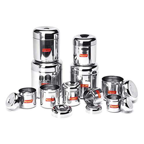 Sumeet Stainless Steel Vertical Utility Canisters/Ubha Dabba