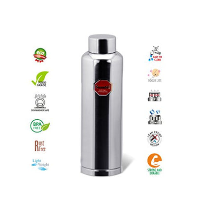 Sumeet Stainless Steel Leak Proof Fridge Water Bottle 900 Ml