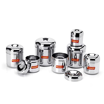 Sumeet Stainless Steel Vertical Utility Canisters/Ubha Dabba