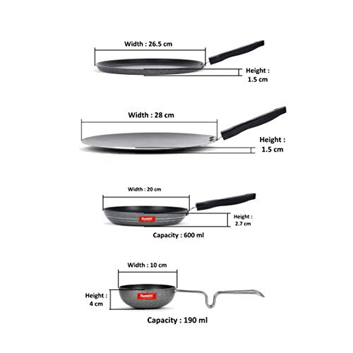 Sumeet 4mm Nonstick Smart Dosa tawa 295mm (No. 13) – Sumeet Cookware