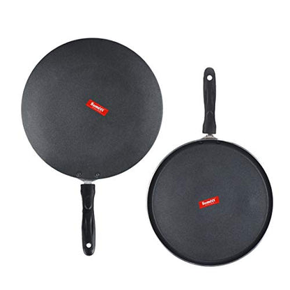 Sumeet NonStick Srebro Cookware Set (Dosa Tawa - 26.5Cm Dia + Conceve/Roti Tawa - 28Cm Dia)