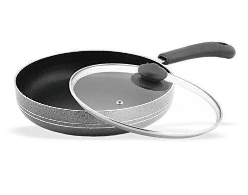 Sumeet Nonstick Fry Pan with Glass Lid (2.25 Liters)