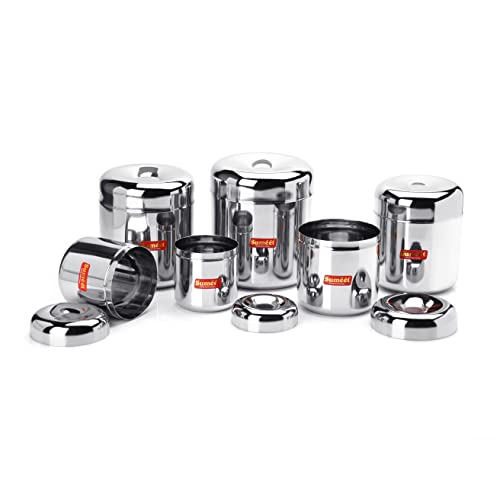 Sumeet Stainless Steel Vertical Utility Canisters/Ubha Dabba