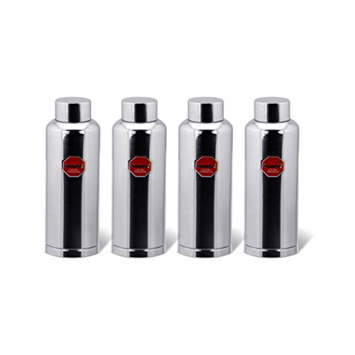 Sumeet Stainless Steel Leak Proof Fridge Water Bottle Set