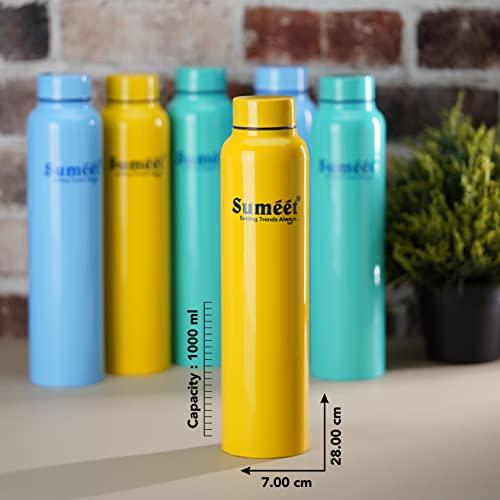 Sumeet Stainless Steel Multi Colored Leak-Proof Water Bottle/Fridge Bo –  Sumeet Cookware