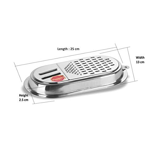 Sumeet Stainless Steel Oval Shape Hand Grater