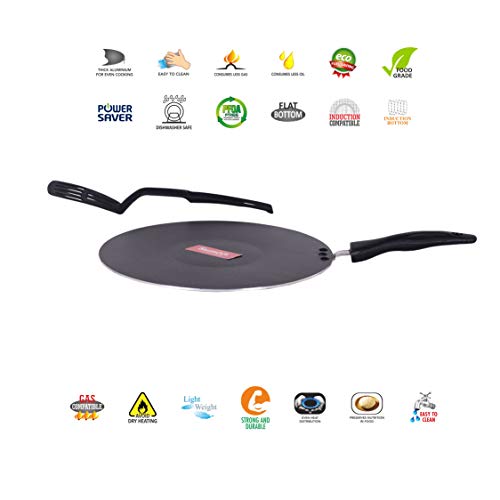 Sumeet Nonstick Induction Base Super Flat Nonstick Dosa Tawa no. 13 (30.5mm Dia)