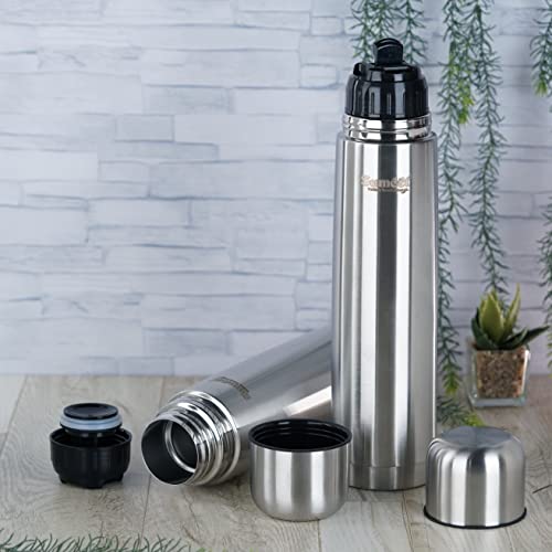 Buy Sumeet Stainless Steel Double Walled Flask / Water Bottle, 24