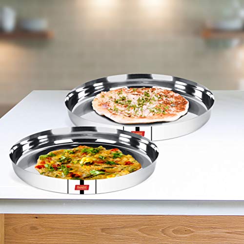 Stainless-Steel Thali with Mirror finish