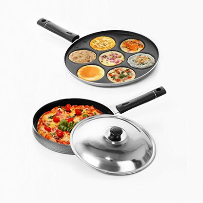 Sumeet Aluminium Cookware Set- Silver