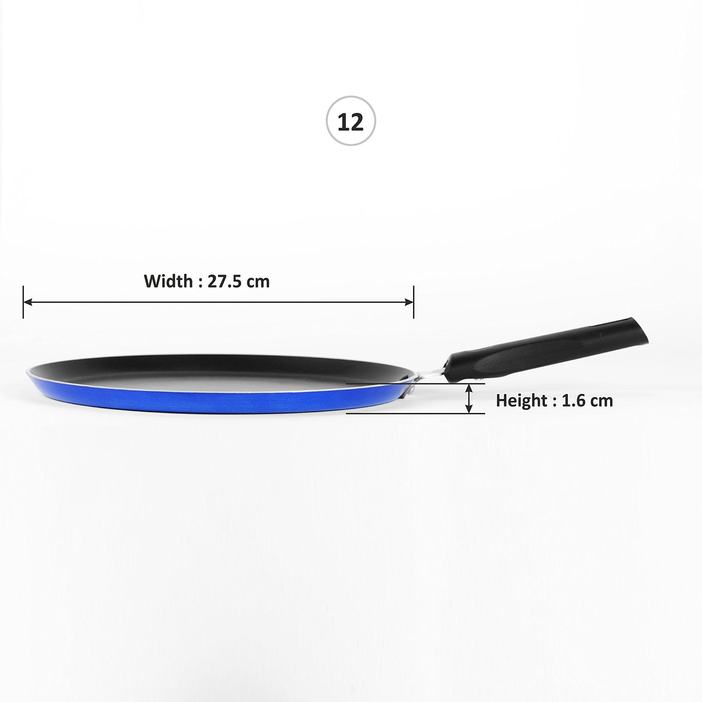 Sumeet 2.6mm Nonstick Induction Base Dosa Tawa 275mm (No.12)