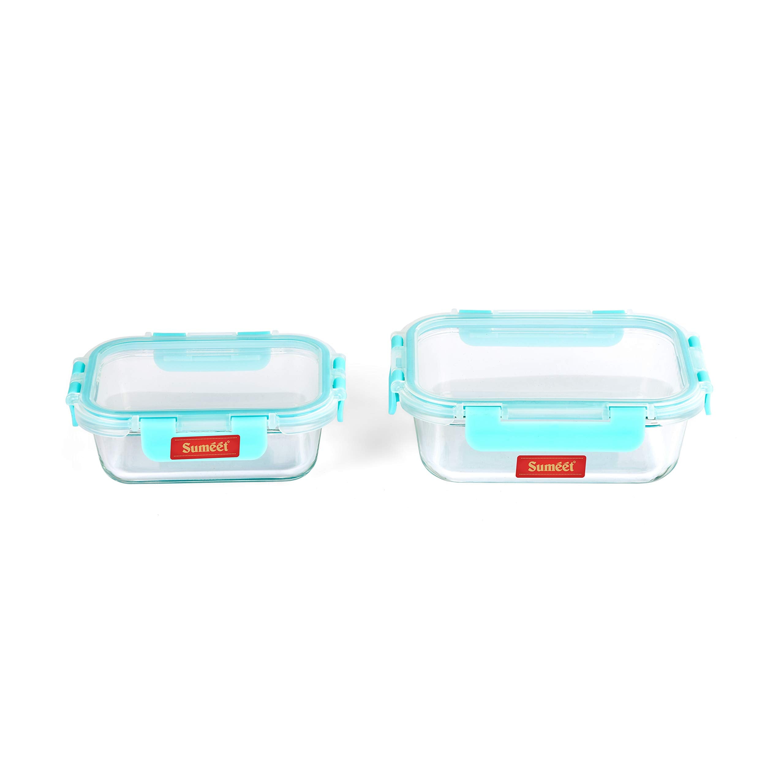 1pc 400ml Transparent Plastic Lunch Box, Microwave Safe, Leakproof