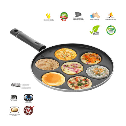 Sumeet 2.6mm Nonstick Multi Snack Maker -7pcs