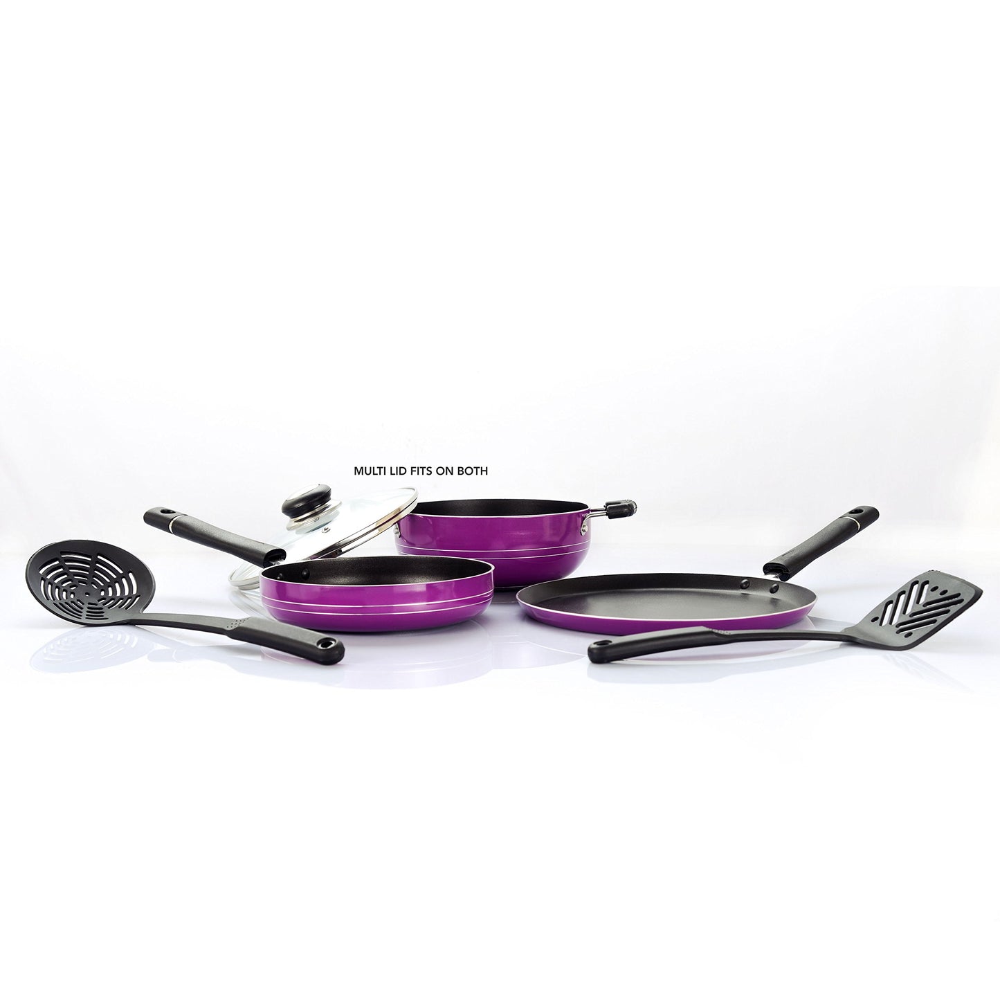 Sumeet Nonstick Celebration Six Set (Purple)