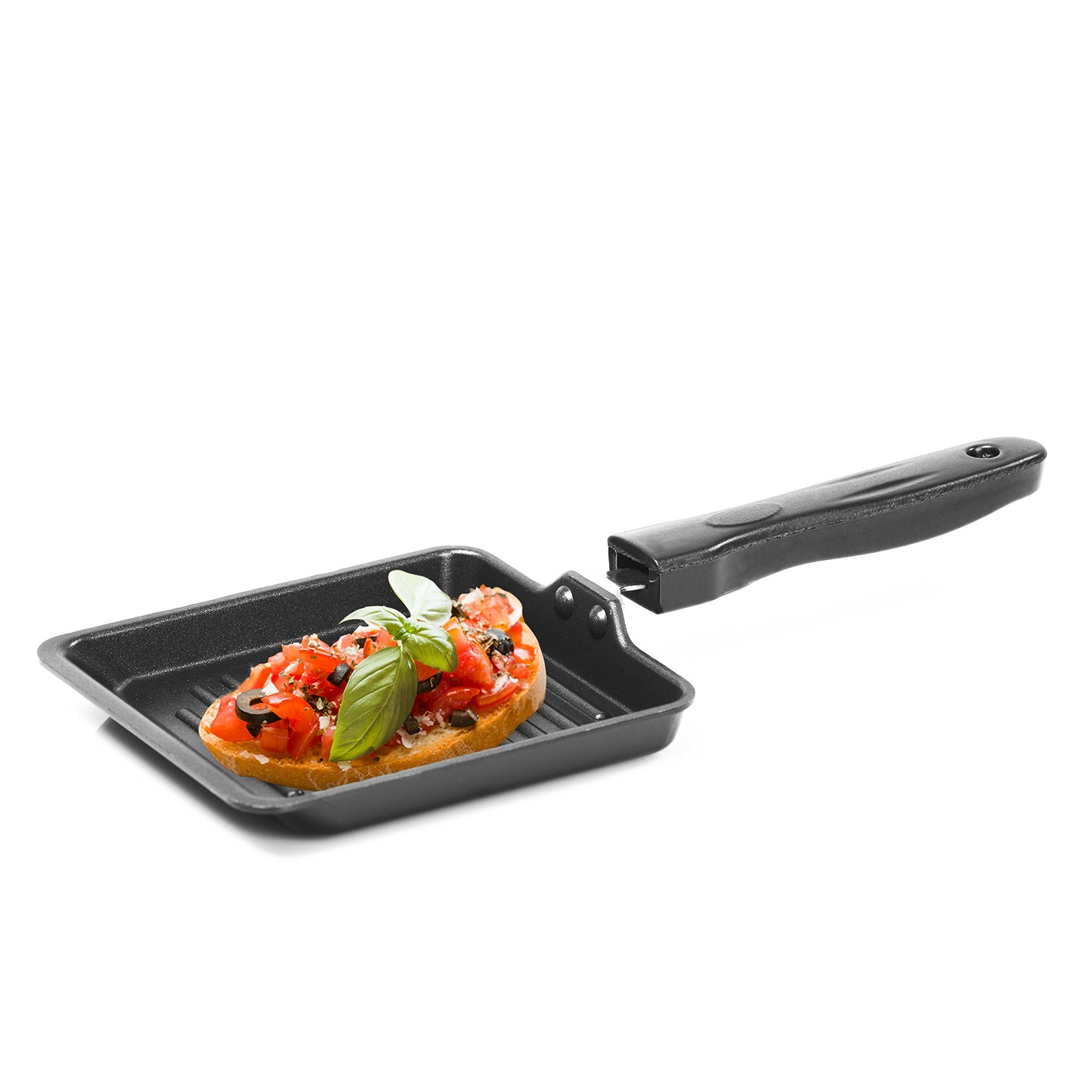 Sumeet Small Wonder Non-Stick Square Mini Grill Pan For Kitchen