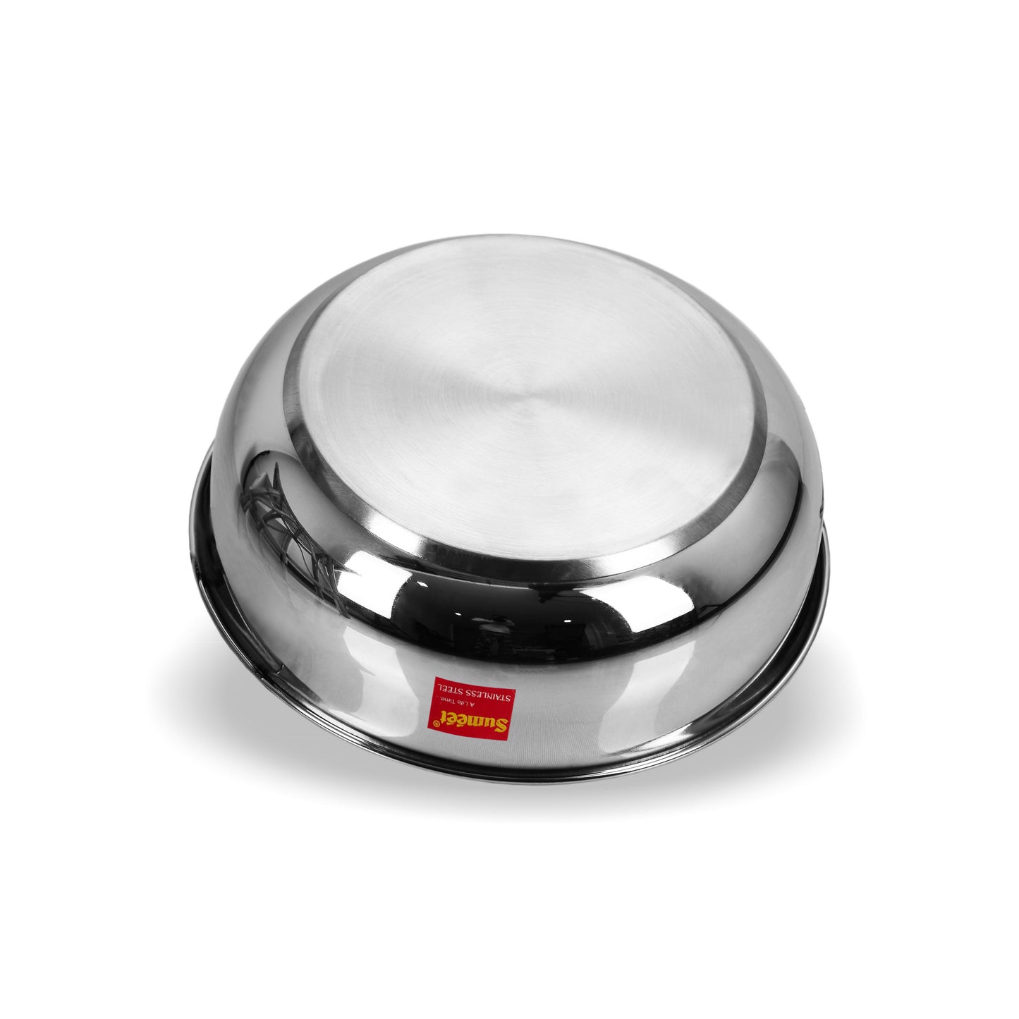 Sumeet Stainless Steel Induction Bottom (Encapsulated Bottom) Induction & Gas Stove Friendly Tasra