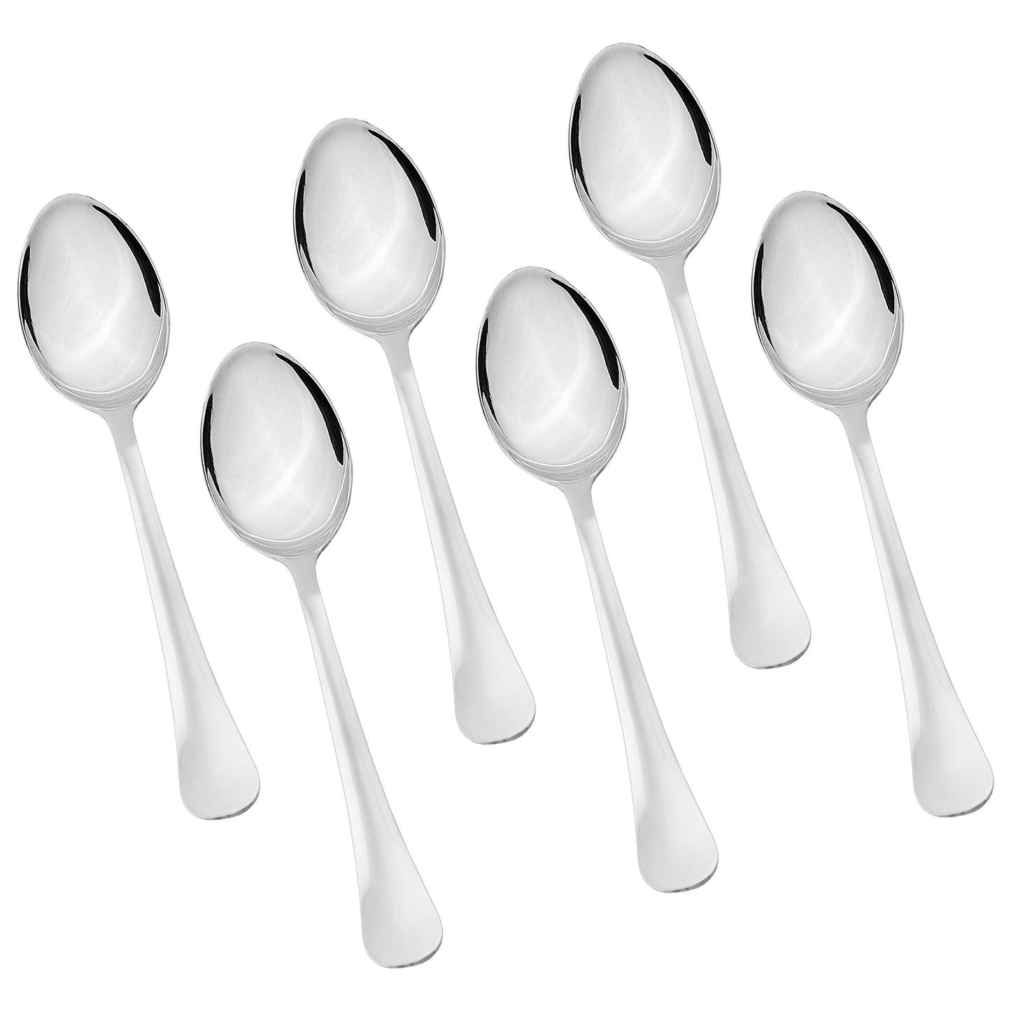 Sumeet Stainless Steel Premium Quality Dessert / Table Spoon set of 6 Pc – (18.5cm L) (1.6mm Thick)