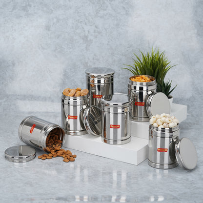 Sumeet Stainless Steel Circular Vertical Storage Container