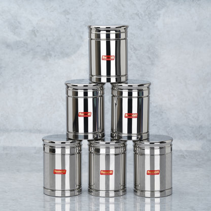 Sumeet Stainless Steel Circular Vertical Storage Container