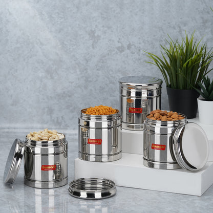 Sumeet Stainless Steel Circular Vertical Storage Container