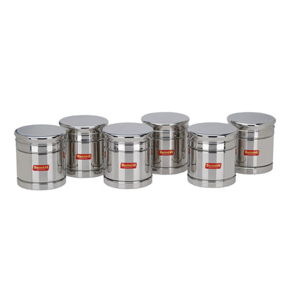 Sumeet Stainless Steel Circular Vertical Storage Container