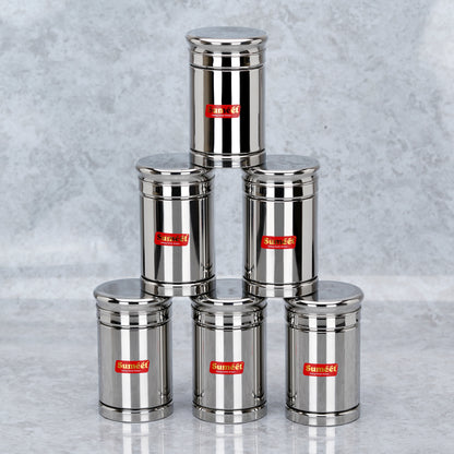 Sumeet Stainless Steel Circular Vertical Storage Container