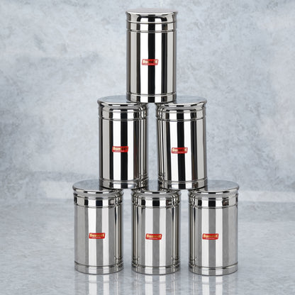 Sumeet Stainless Steel Circular Vertical Storage Container