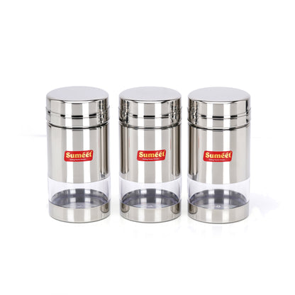 Sumeet Stainless Steel Circular Container