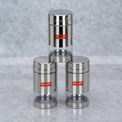 Sumeet Stainless Steel Circular Container