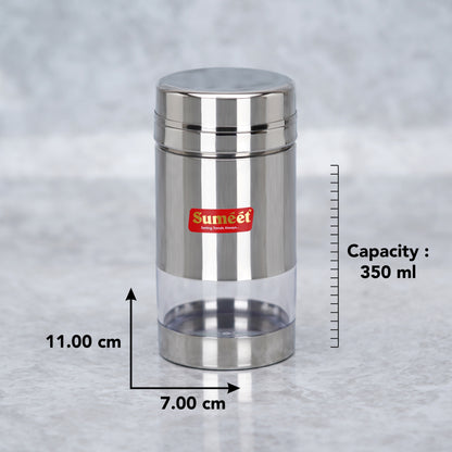 Sumeet Stainless Steel Circular Container