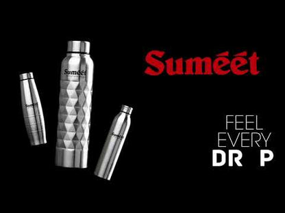 Sumeet Hexa Stainless Steel Leak-Proof Water Bottle / Fridge Bottle - 1000ML